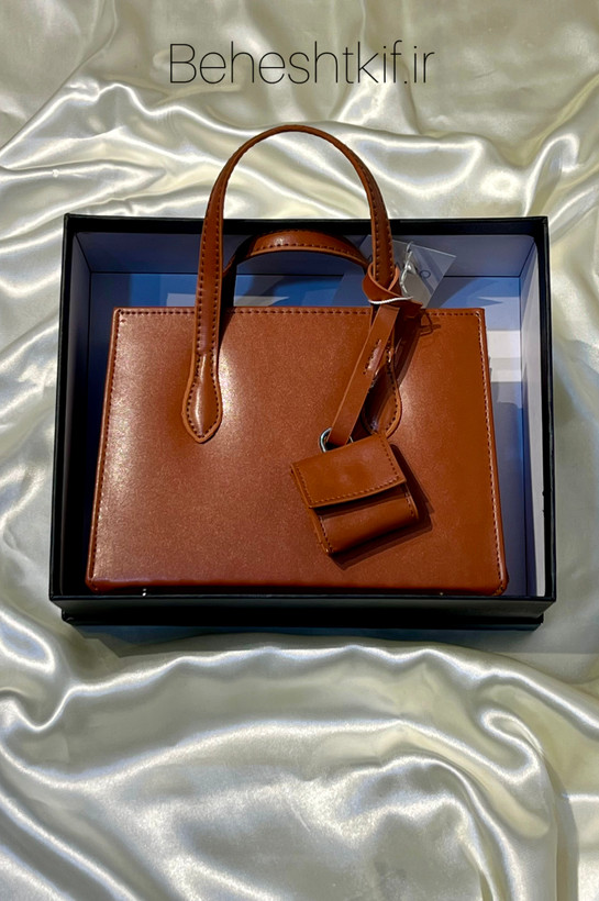 کیف دوشی زنانه منگو MANGO مدل teenage همراه بند بلند چرمی