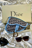 کیف دوشی زنانه DIOR مدل کلتی همراه بند بلند کنفی