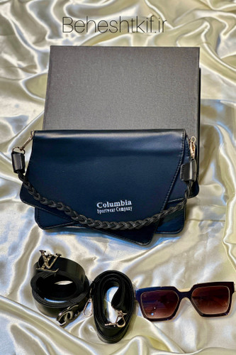 کیف دوشی زنانه columbia مدل basic همراه 2 بند بلند و کوتاه