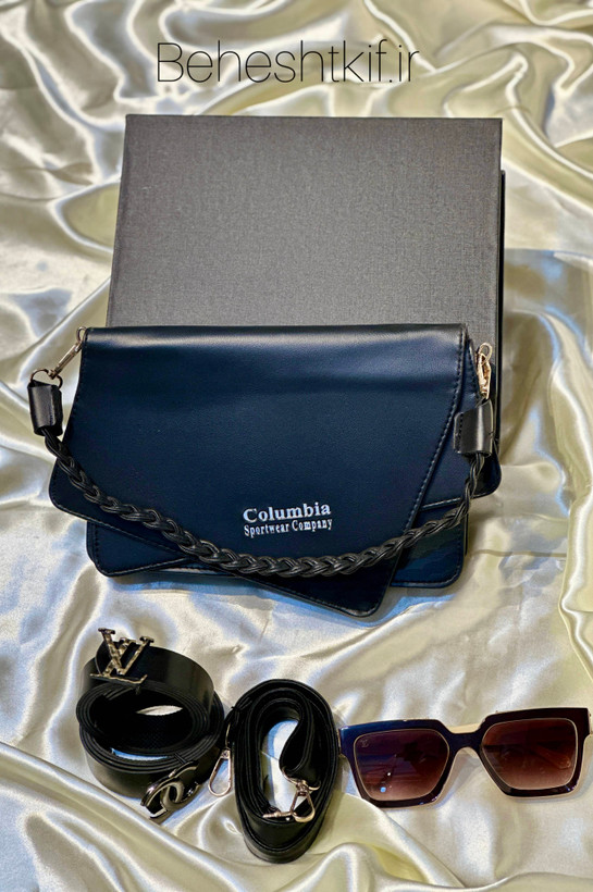 کیف دوشی زنانه columbia مدل basic همراه 2 بند بلند و کوتاه