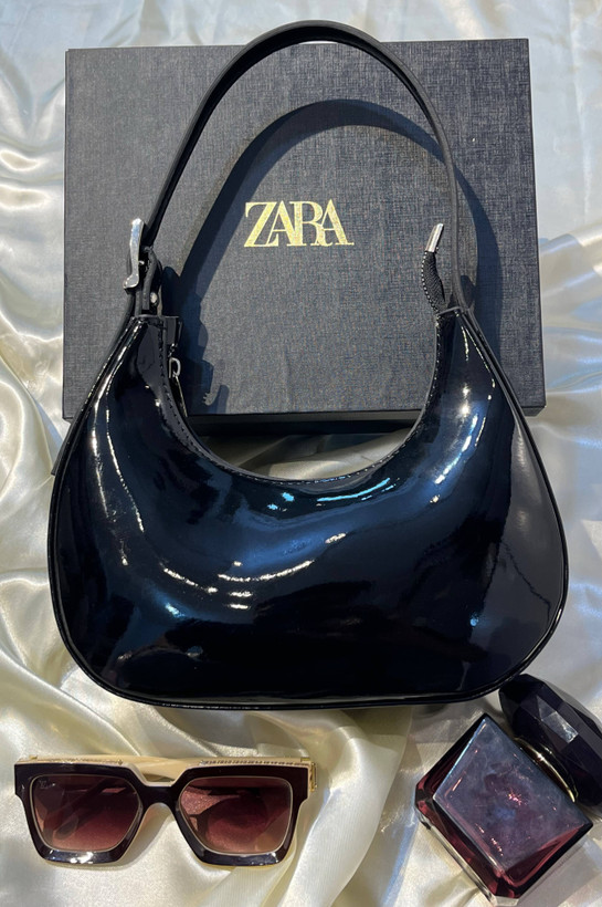 کیف دوشی زنانه مدل هلال تک دسته