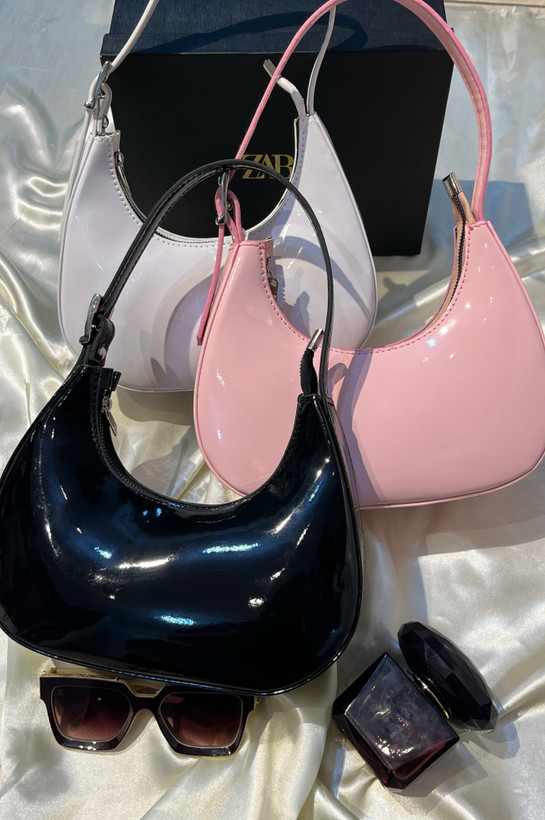 کیف دوشی زنانه مدل هلال تک دسته