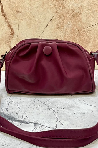 کیف زنانه دوشی مدل دکمه دار برند زارا همراه بند بلند