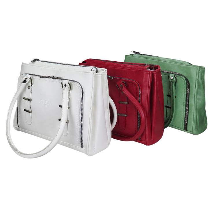 کیف زنانه دستی پرادا مدا کلاسیک همراه بند بلند چرمی