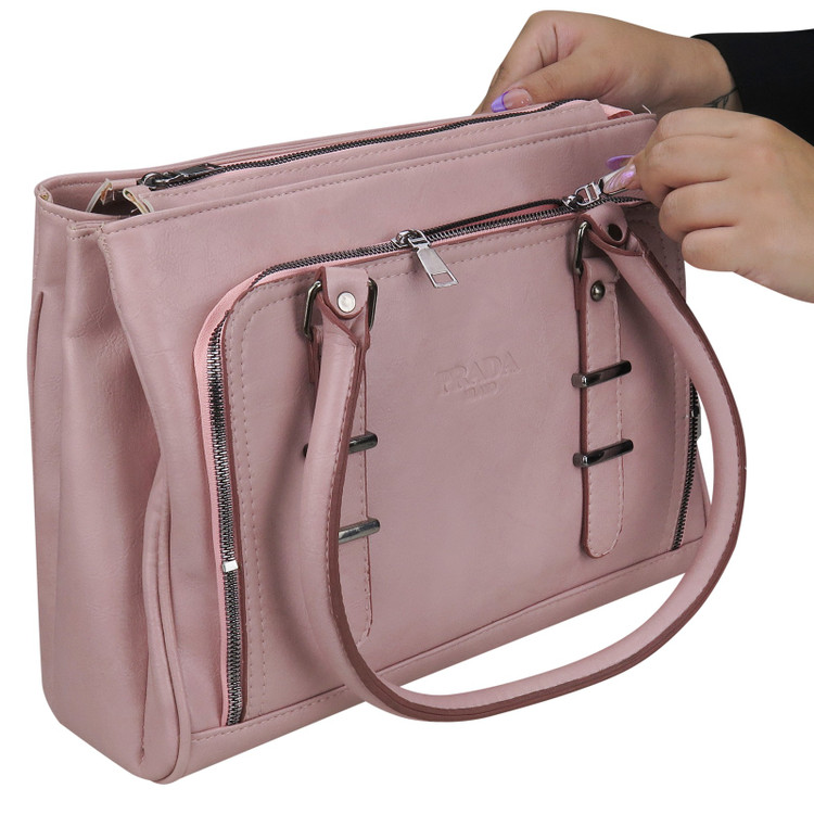 کیف زنانه دستی پرادا مدا کلاسیک همراه بند بلند چرمی