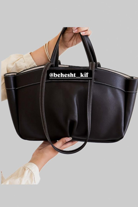 کیف دوشی زنانه طرح بارات مدل 2تکه