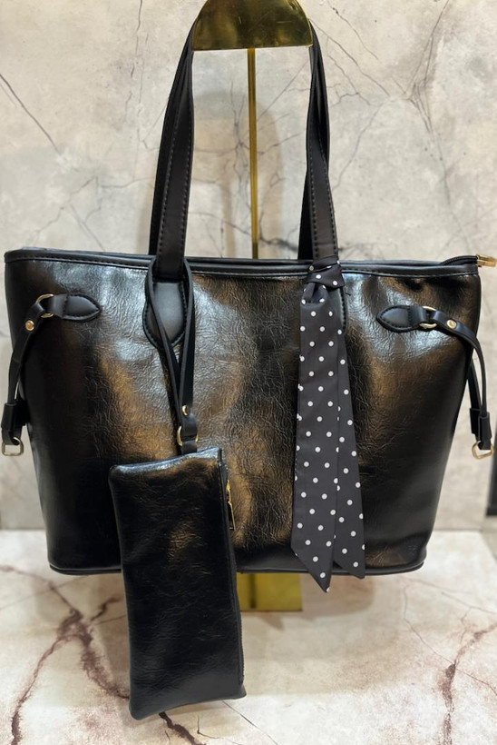 کیف دوشی زنانه مدل باراد 2تکه همراه کیف موبایل