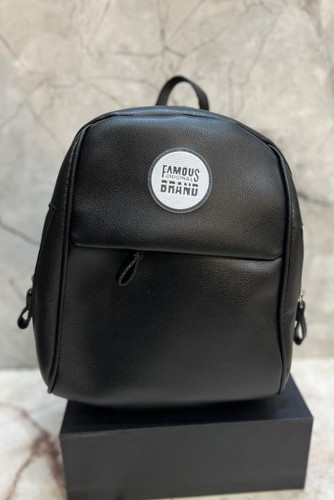 مینی کوله پشتی چرمی برند FAMOSمدل فانتزی دخترانه
