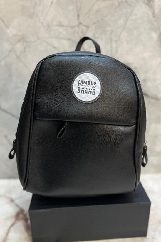 مینی کوله پشتی چرمی برند FAMOSمدل فانتزی دخترانه