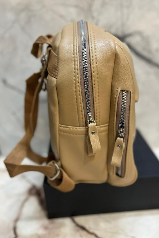 مینی کوله پشتی چرمی برند FAMOSمدل فانتزی دخترانه